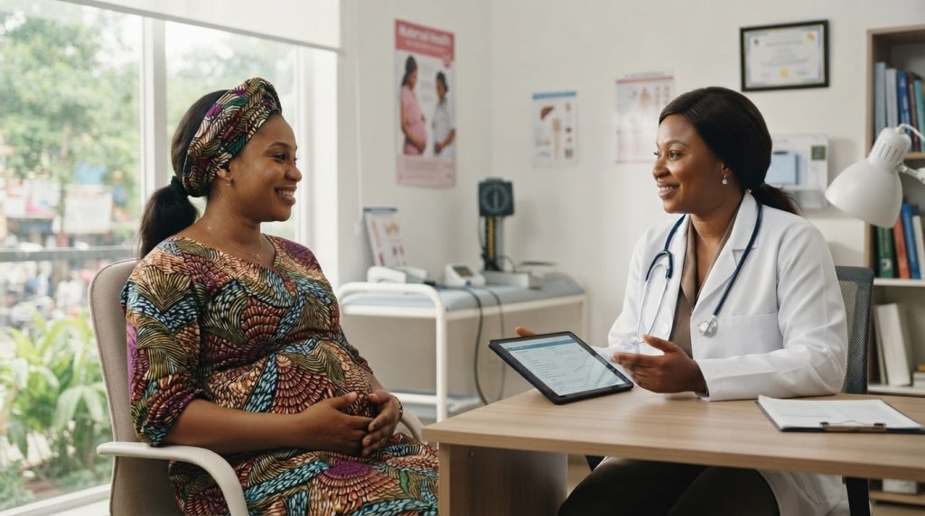 Antenatal care and delivery support during pregnancy